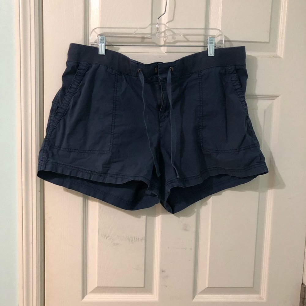 a.n.a Women's Dark Blue Cargo Shorts